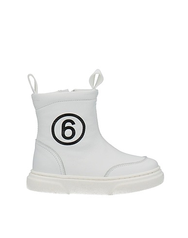 MM6 MAISON MARGIELA Ankle boot White Soft Leather