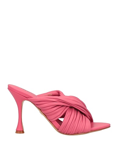 LOLA CRUZ Sandals Magenta Soft Leather