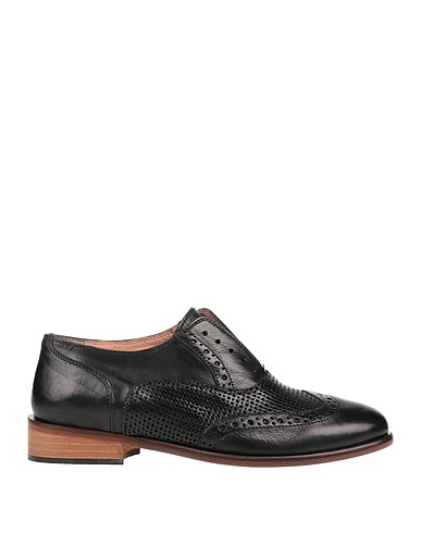 POLLINI Stringate Nero Pelle di bufalo