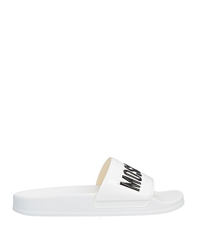 MOSCHINO Sandali Bianco Gomma