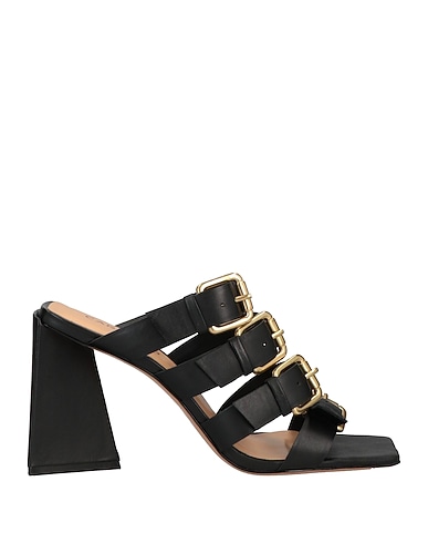 CARRANO Sandals Black Soft Leather