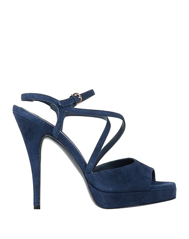 FERRAGAMO Sandals Midnight blue Calfskin