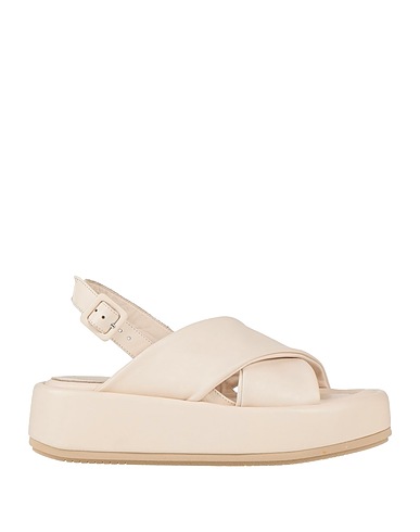 PALOMA BARCELÓ Sandals Ivory Soft Leather