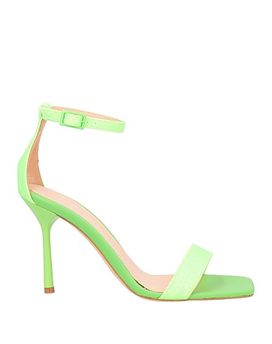 LIU •JO Sandals Green Textile fibers