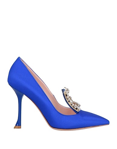 ROGER VIVIER Pumps Königsblau Gewebefasern