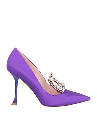 ROGER VIVIER Court Purple Textile fibres