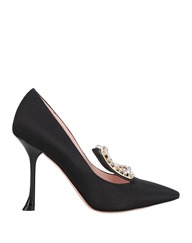 ROGER VIVIER Court Black Textile fibres