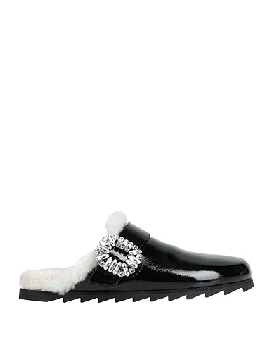 ROGER VIVIER Mules and clogs Black Shearling