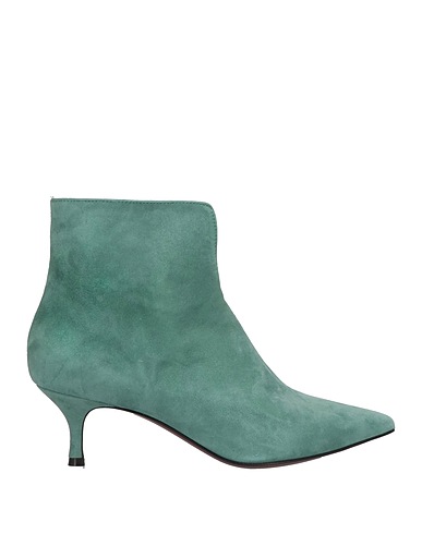 TESTONI Ankle boot Sage green Soft Leather