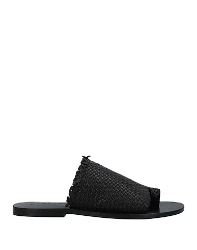STRATEGIA Flip flops Black Soft Leather