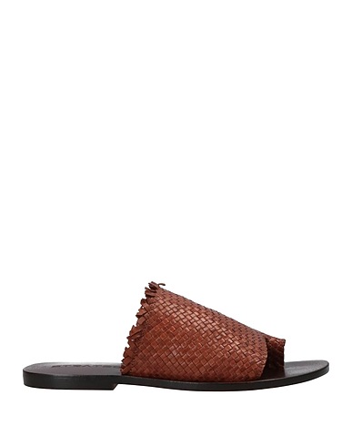 STRATEGIA Flip flops Brown Leather