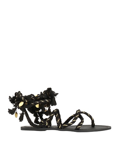 GAëLLE Paris Flip flops Black Textile fibres