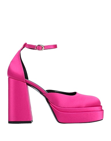 JUST FRIENDS Sandals Fuchsia Textile fibers