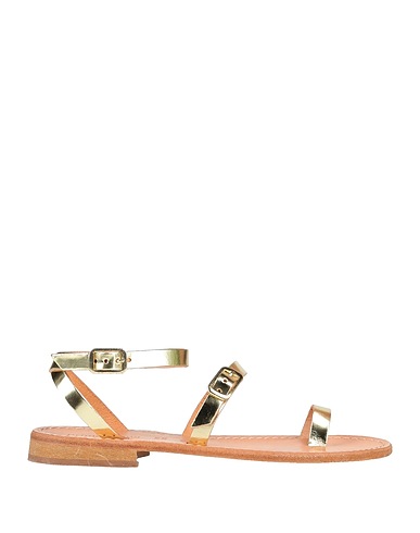 PRIMADONNA Flip flops Gold Soft Leather