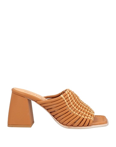 LAURA BELLARIVA Sandals Tan Soft Leather