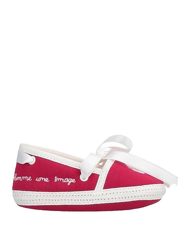 COMME UNE IMAGE Newborn shoes Burgundy Textile fibers