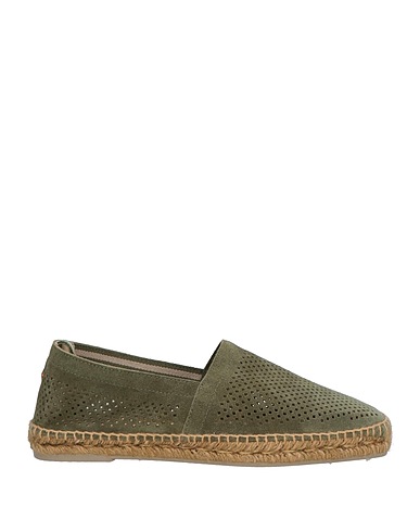CASTAÑER Espadrillas Verde militare Pelle