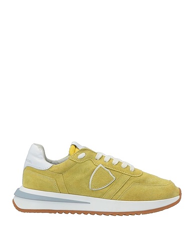 PHILIPPE MODEL Sneakers Verde lime Pelle, Fibre tessili