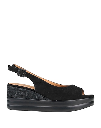MELLUSO Sandals Black Leather