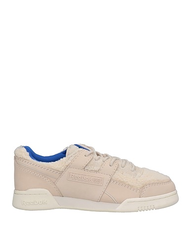 REEBOK Sneakers Beige Soft Leather, Textile fibres