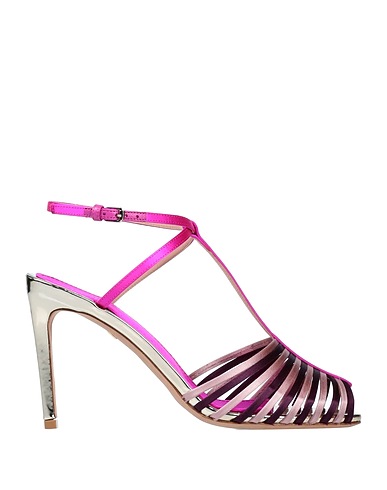 GIAMBATTISTA VALLI Sandals Fuchsia Soft Leather