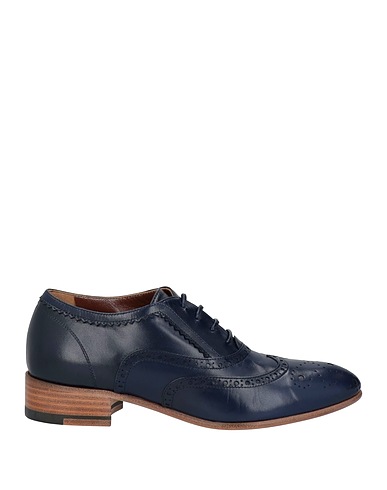 TESTONI Chaussures à lacets Bleu Cuir