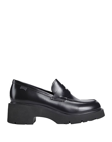 CAMPER Loafers Black Soft Leather