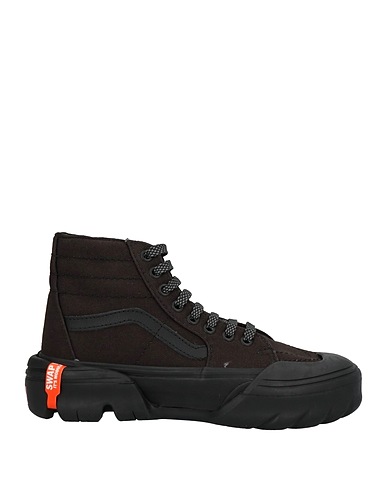 VANS Sneakers Schwarz Gewebefasern, Leder