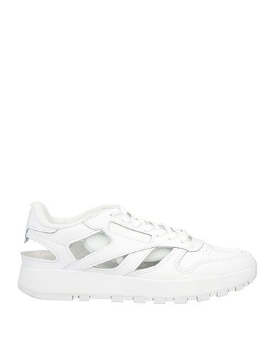 MAISON MARGIELA x REEBOK Sneakers White Leather, Synthetisches Material
