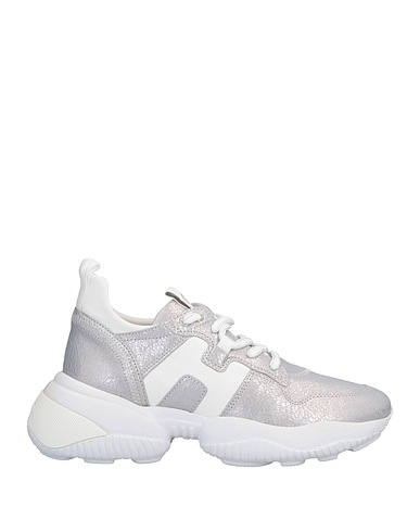 HOGAN Sneakers Silver Soft Leather