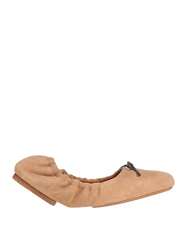 BRUNELLO CUCINELLI Ballet flats Light brown Soft Leather