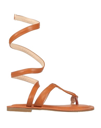 PRIMADONNA Flip flops Tan Textile fibres