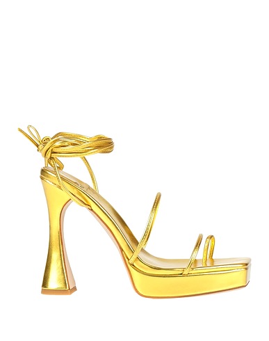 JEFFREY CAMPBELL Infradito Oro Fibre tessili