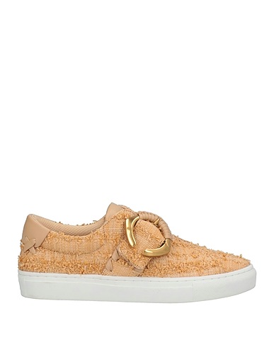 MALÌPARMI Sneakers Sand Soft Leather, Textile fibres