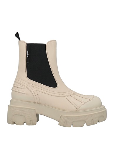 MSGM Ankle boot Beige Soft Leather