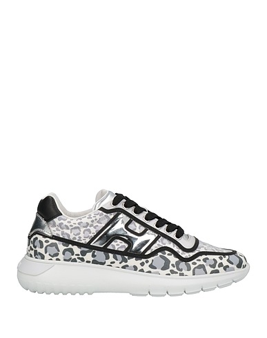 HOGAN Sneakers White Textile fibres, Soft Leather