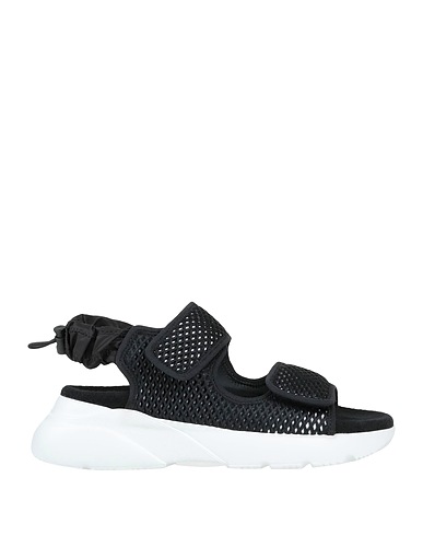 HOGAN Sandals Black Textile fibres