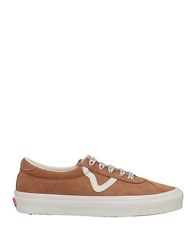 VANS Sneakers Camel Fibres textiles, Cuir