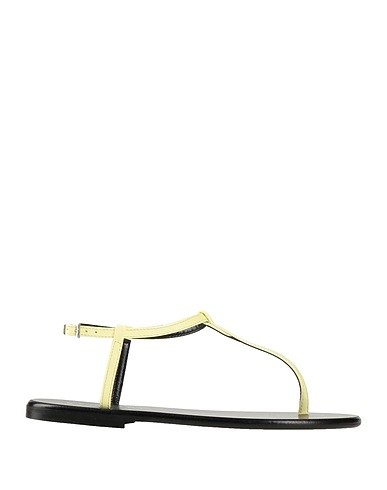 BANDONI Flip flops Pastel yellow Other Fibres