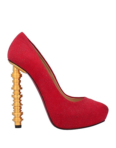 JULIA HAART Décolleté Rosso Pelle