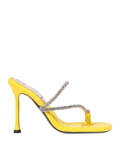 N°21 Infradito Giallo Pelle