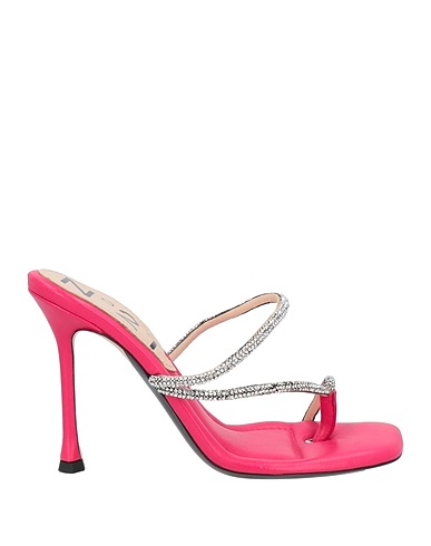 N°21 Flip flops Fuchsia Soft Leather