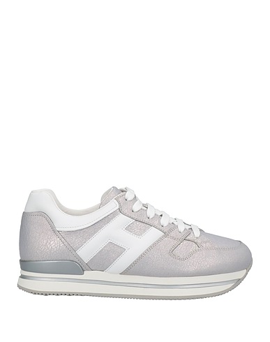 HOGAN Sneakers Silver Soft Leather