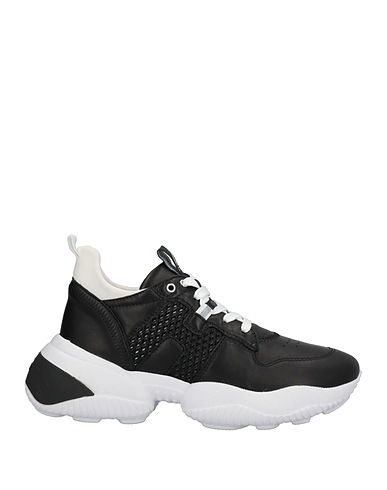 HOGAN Sneakers Nero Pelle, Fibre tessili