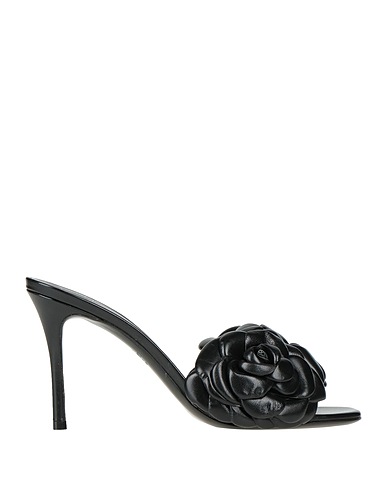VALENTINO GARAVANI Sandals ATELIER SHOES Black Soft Leather