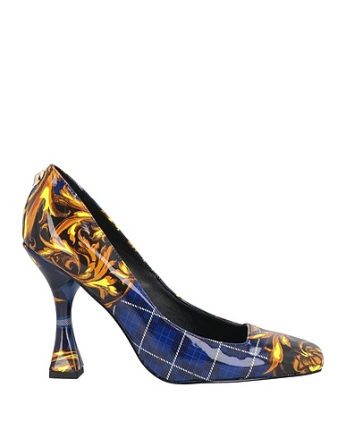 VERSACE JEANS COUTURE Court Navy blue Textile fibres