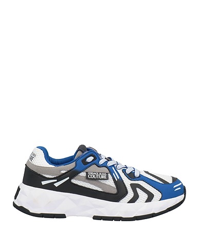 VERSACE JEANS COUTURE Sneakers Blue Textile fibres, Leather, PVC - Polyvinyl chloride