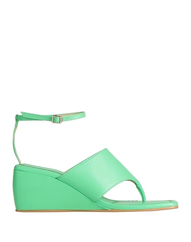 OSOI Flip flops Light green Bovine leather