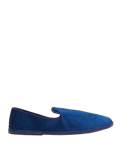 8 by YOOX Mocassino VELVET FRIULANE Blu 64% Poliestere, 36% Cotone