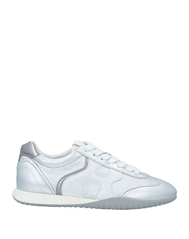 HOGAN Sneakers Silver Soft Leather